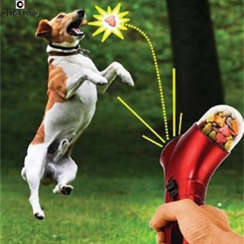Dog Cat toy Food Treat Launcher Interactive Pet toys Fun watch dogs