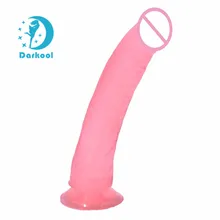 Flexible Penis with Strong Suction Cup Adult Sex Products Jelly Dildo Sucker Realistic Dong Sex Toys for Woman Fake Dicks Pink