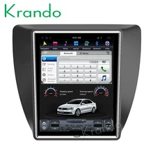 Krando Android 8,1 10," Tesla вертикальный сенсорный экран dvd в автомобиль радио плеер для Фольксваген Sagitar 2012+ навигационная система