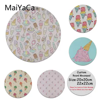 

MaiYaCa In Stocked I Love Ice Cream Customized laptop Gaming mouse pad DIY Painted Beautiful Mousepad