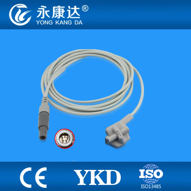 

Compatible Goldway pediatric soft tip SpO2 Sensor 3m,5pins,TPU