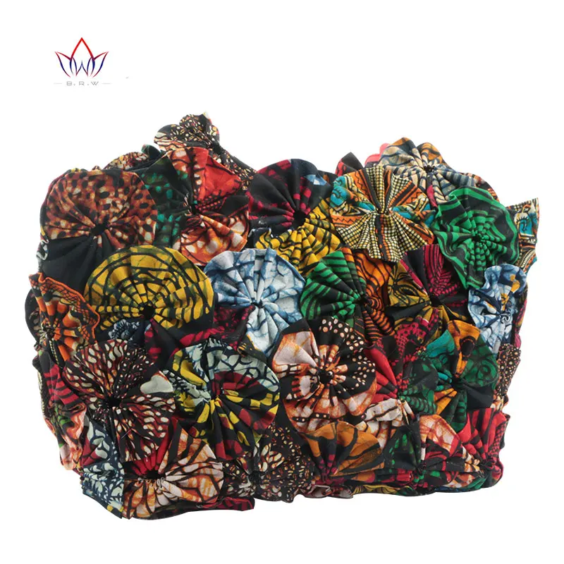 Sacs à main en tissu imprimé floral africain fait main pour femmes, sacs en coton vintage, sacs à main en tissu d'avertissement, couture textile, patchwork pour sacs, mode, WYB22