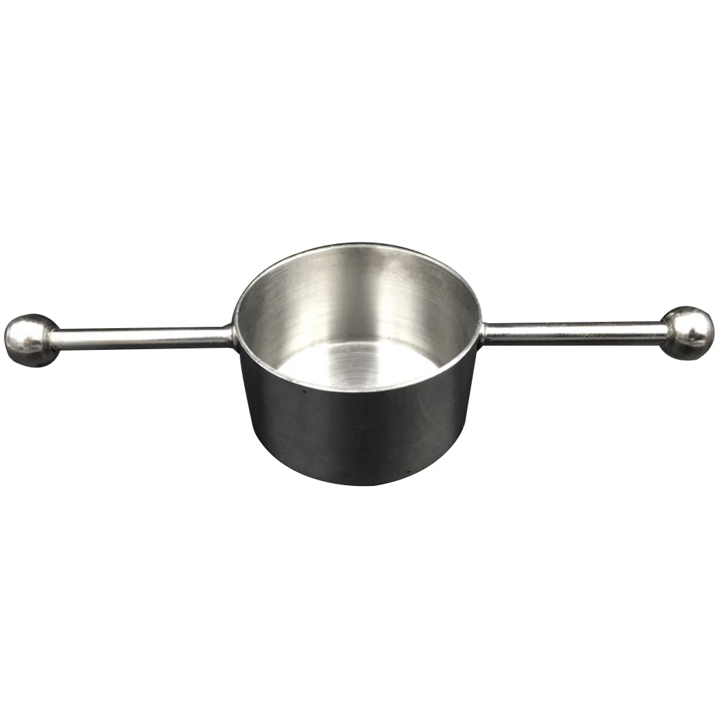 MagiDeal 30ml Blender Cup Cocktail Whiskey Mixing Cup Stainless Steel Mixing Cups for home bar coffee shops Bar Accessories