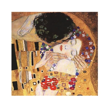 

Famous picture Klimt - kiss pattern Diamond Embroidery 5D DIY Diamond Painting Square drill Cross Stitch Rhinestone Mosaic YF070