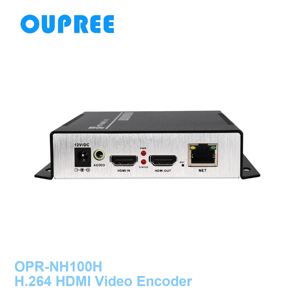 OPR NH100H H.264H.265 HDMI видеокодер с обратной связью для прямой трансляции YouTube Ustream Twitter и