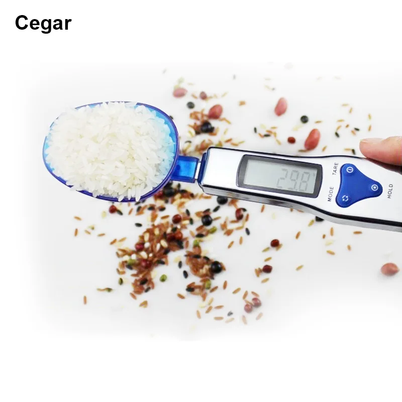 

Cegar Food spices Scale Tool Portable LCD Digital Kitchen Scale 500g/0.1g Measuring Spoon Gram Electronic Spoon Weight Volumn