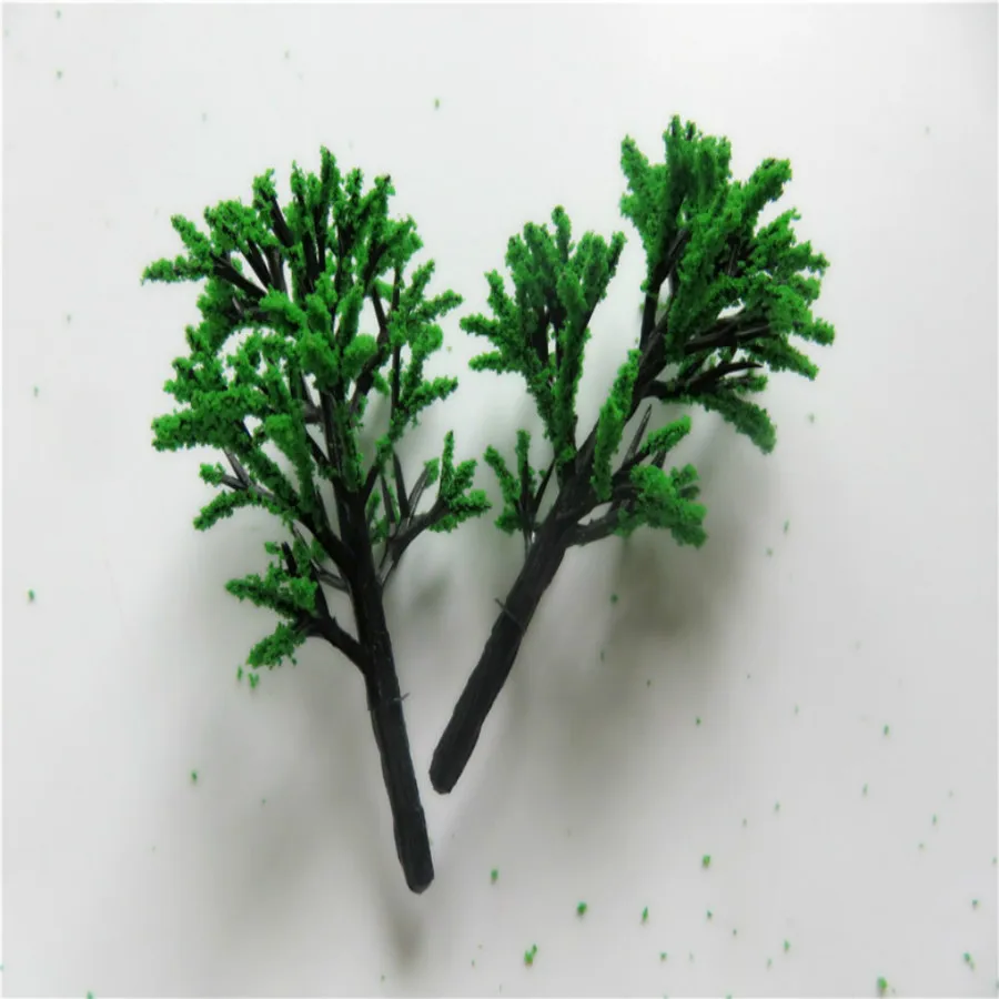 new architecture 3d scale artificial plastic model  green tree  layout145