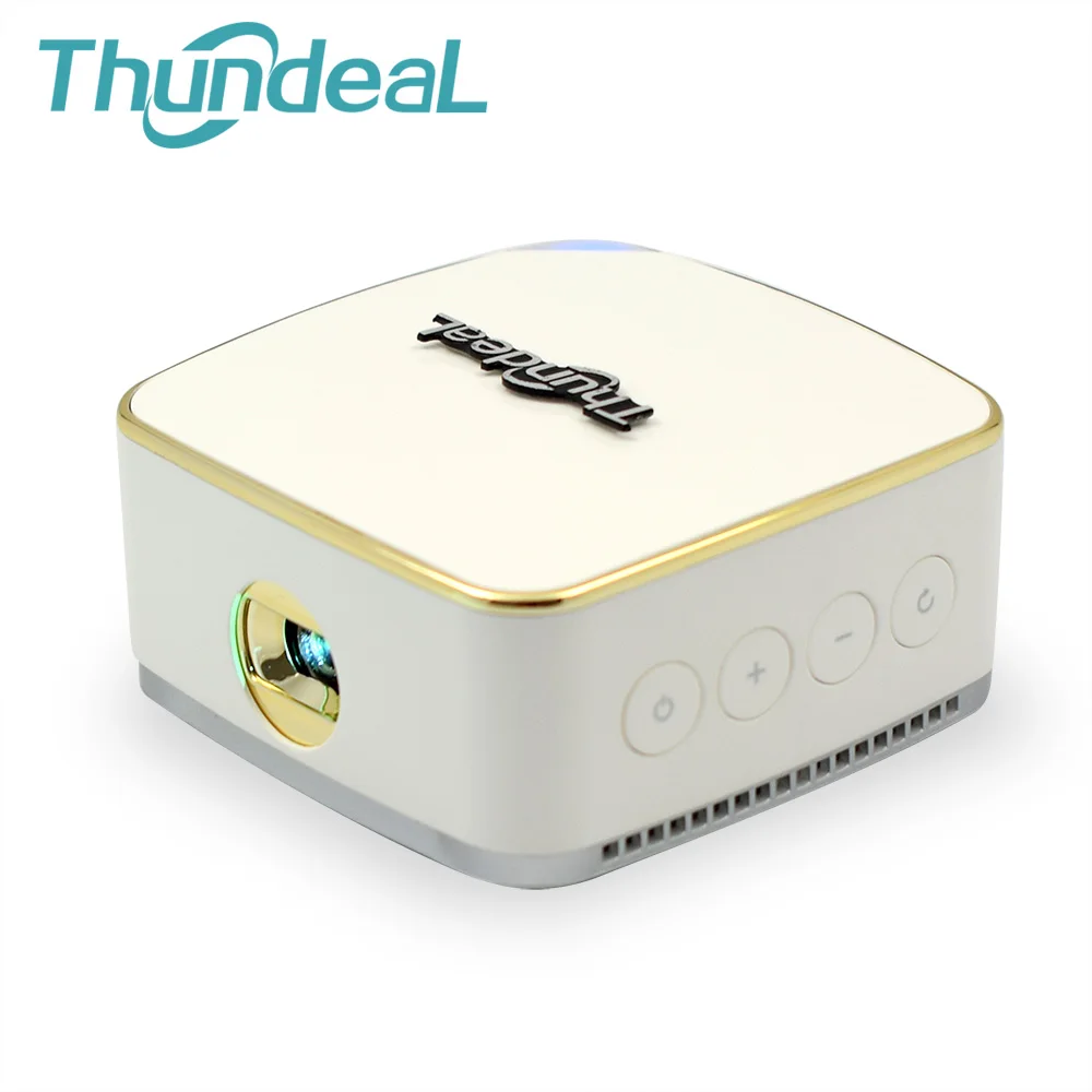 ThundeaL T10 проектор Android 7 1 мини мультимедийный DLP Wi Fi Bluetooth 4200 мА/ч Батарея Miracast обмена