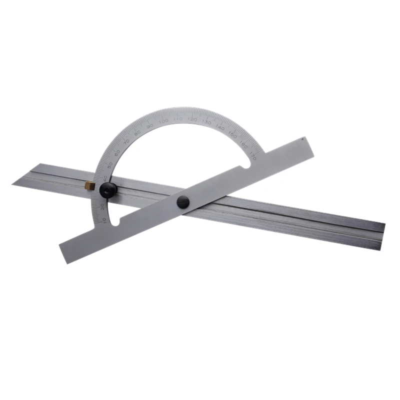Adjustable Angle Protractor 150*300mm Stainless Steel Angle Gauge Tools