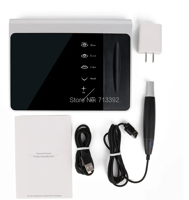 Permanente da Composição para a Sobrancelha Máquina com Agulhas Princesse Sedutor Touch Screen Máquina Lip Eyeline Kit 3 Princesse sedutor Touch Screen Kit Máquina Permanente
