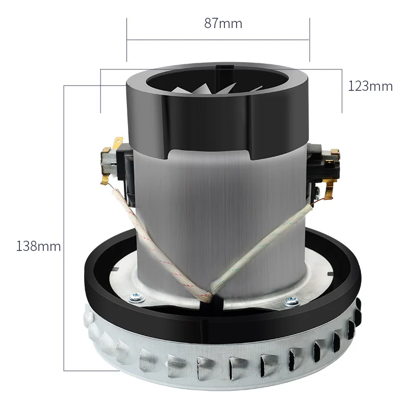 220 В 1400 Вт пылесос моторная медная проволока двигатель большой мощности 137 мм Диаметр сопутствующие товары для пылесоса Запчасти Замена