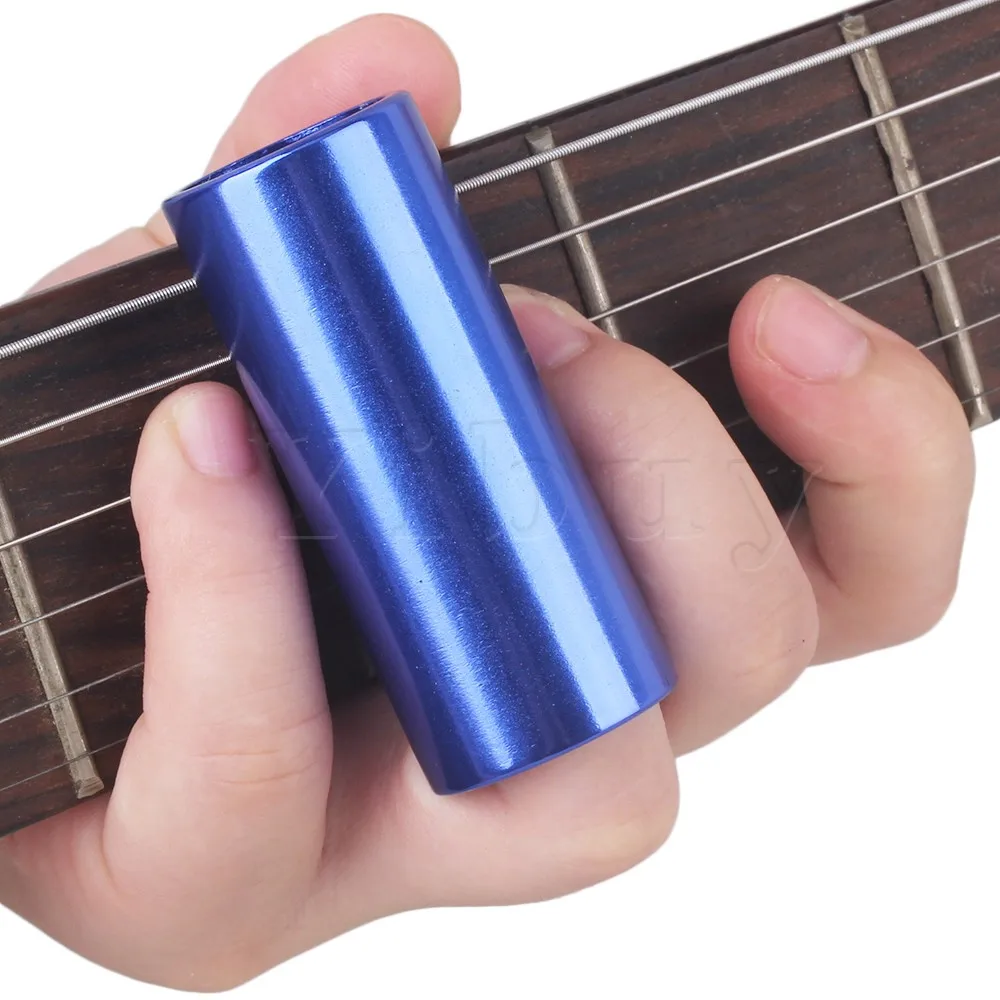 

Yibuy 25x20x60mm Aluminum Cylinder Guitar Finger Slide Tube for Guitar