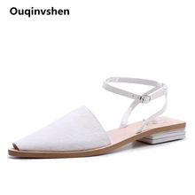 Ouqinvshen Cross-tied White Summer Shoes Women Craft Causual Peep Toe Party Ladies Sandals Fashion Buckle Strap Women Shoes 1.5 Ouqinvshen Cross-tied White Summer Shoes Women Craft Causual Peep Toe Party Ladies Sandals Fashion Buckle Strap Women Shoes 1.5