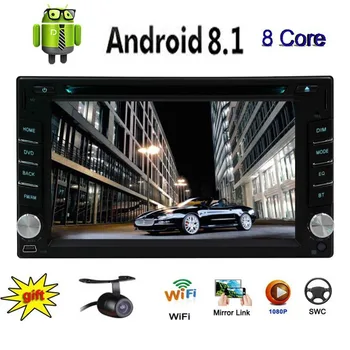 Online Bluetooth Remote Eincar Doppel DIN 2DIN 6,2 Zoll Fünf Touchscreen Auto DVD Player Android 8.1 Octa Core CPU HD 1080 P WIFI 3g/4g