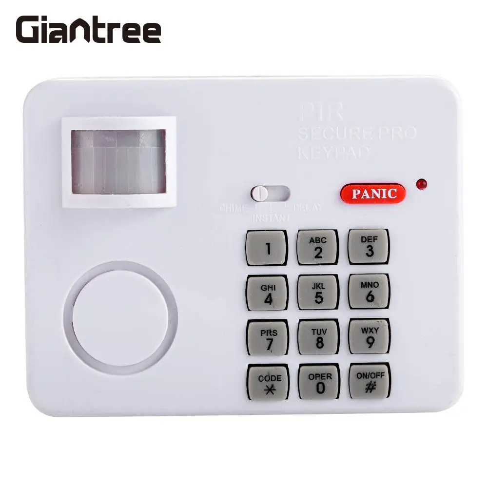 

Wireless Sensor Alarm Garage Universal Security Alarm System Keypad Scure Motion Detection Sensor Back Door