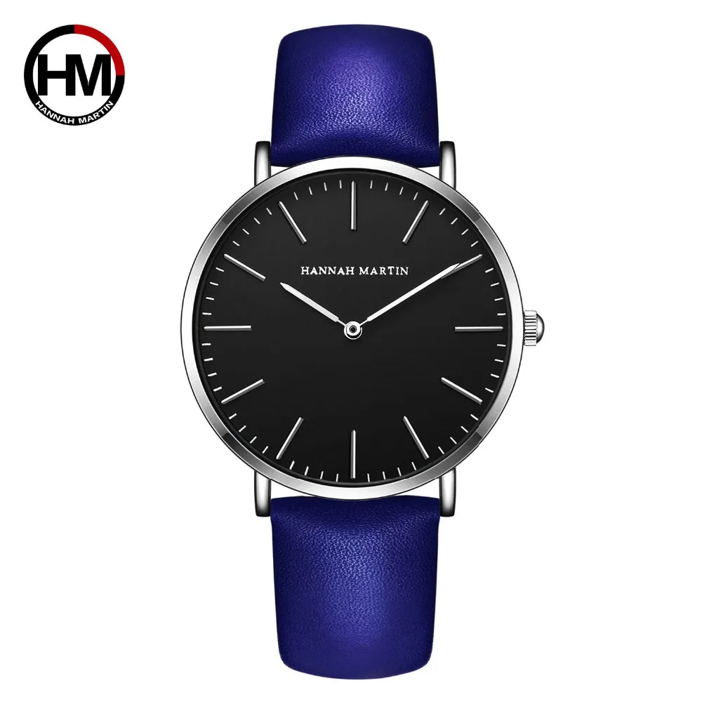 Relogio masculino Элитный бренд HANNAH Мартин кварцевые часы Reloj Mujer Для женщин часы Для Мужчин Корпус из розового золота унисекс Montre Femme