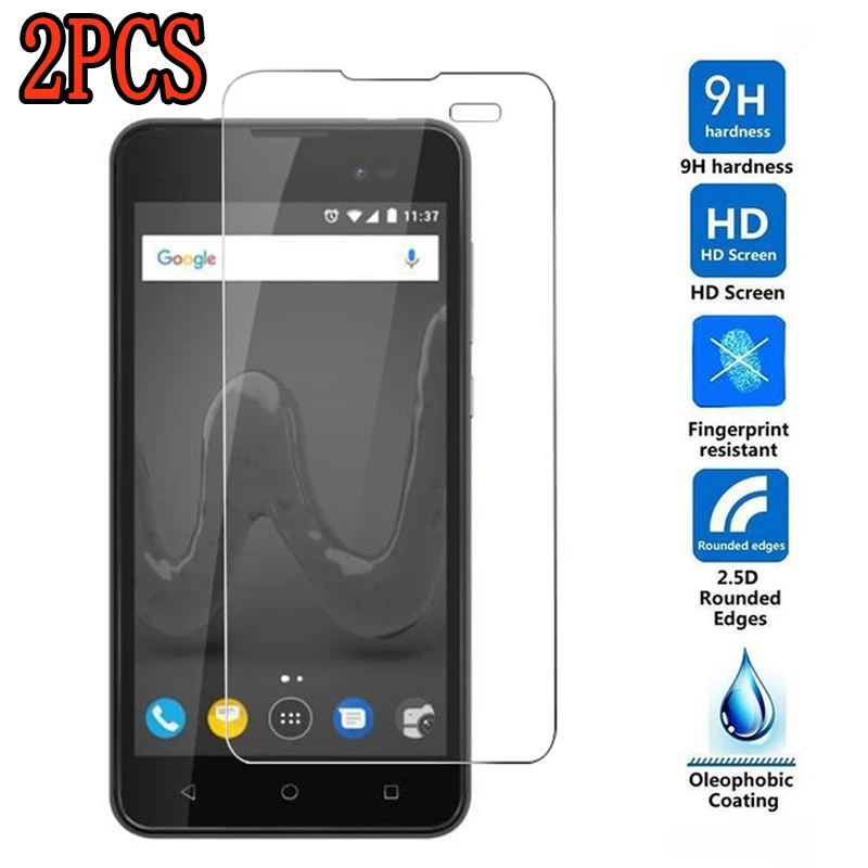 2 шт закаленное стекло для WIKO SUNNY PLUS защитная пленка 9H защита экрана