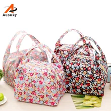 New Fashion Portable Insulated Canvas font b lunch b font font b Bag b font Thermal