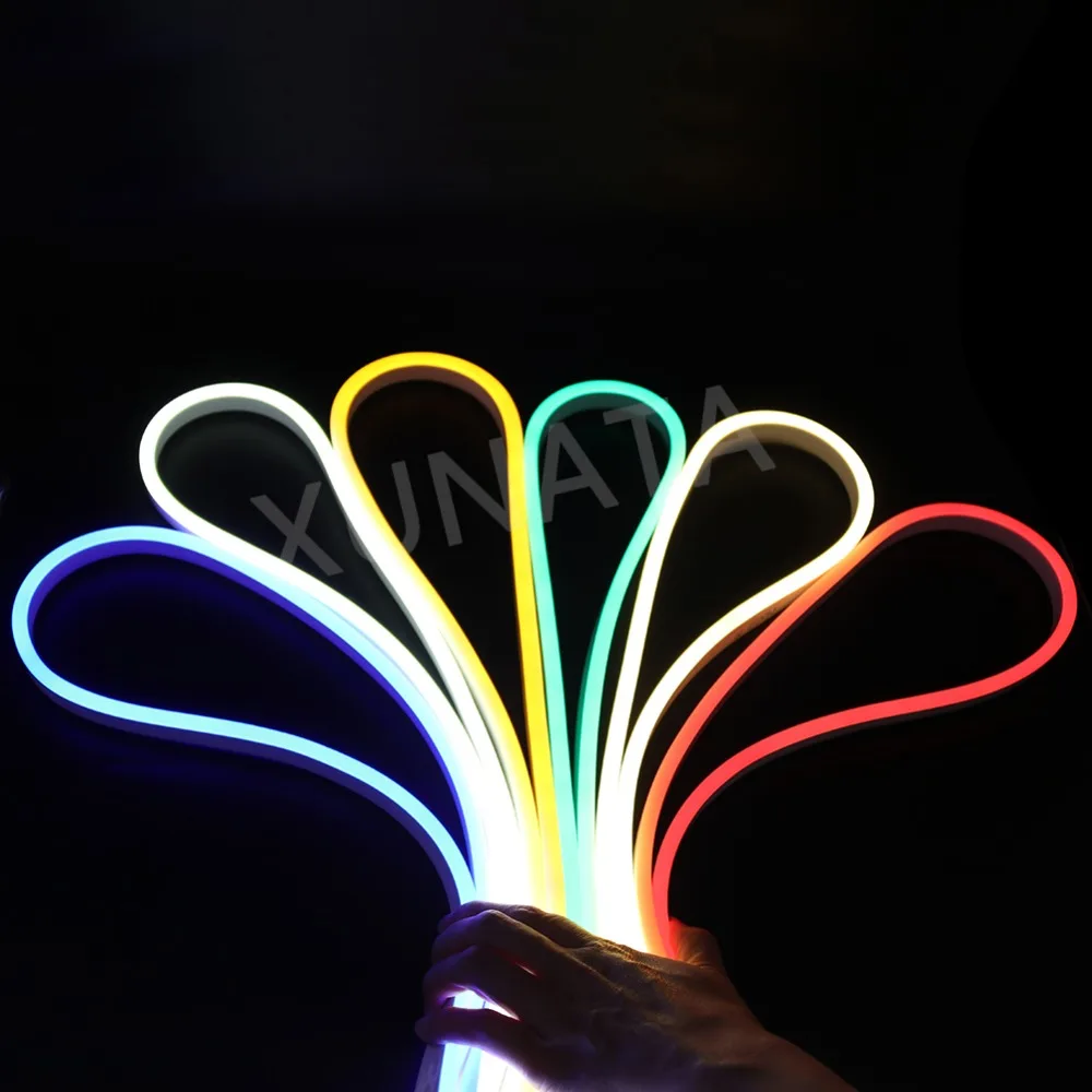 RGB неоновый свет AC220V 2835 Felxible Светодиодная лента Водонепроницаемая 120