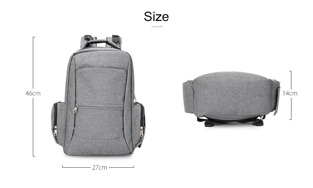 Diaper Bag Large Capacity Multifunctional Backpack Maternity Bag  (2)