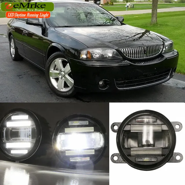 Eemrke Car Styling For Lincoln Ls 2005 2006 2 In 1 Led Fog Light Eemrke Car Styling For Lincoln Ls 2005 2006 2 In 1 Led Fog Light Lamp Drl