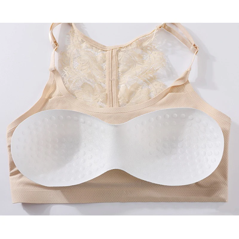 Без косточек жилет кружева Bralette бюстгальтеры для Для женщин Y Ремни линии