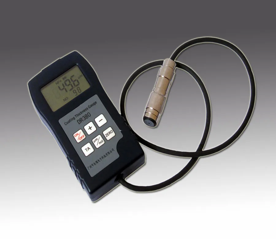 DR380 eddy current double coating thickness gauge, film