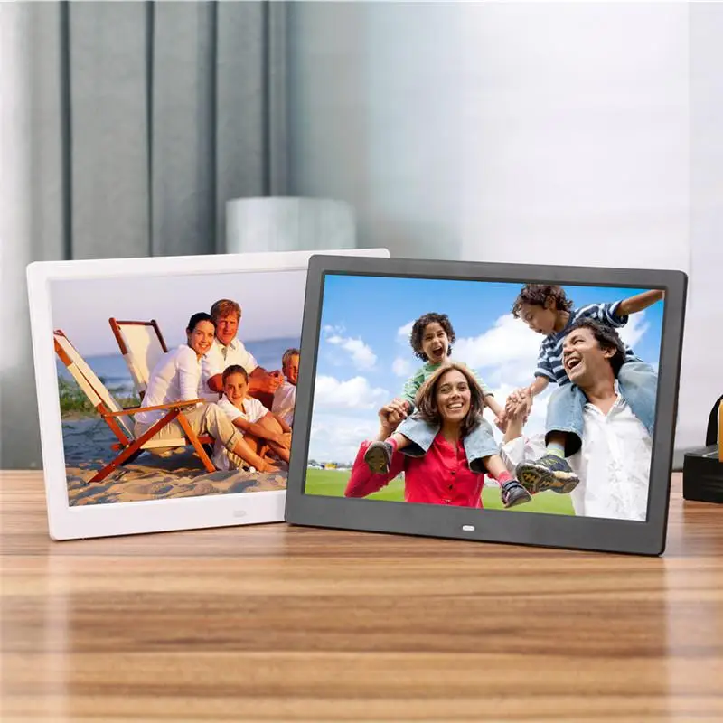 

13 inch 1280*800 Digital Photo Frame HD LED Video Display Electronic Album Music porta retrato digital USB2.0 U-DISK SD r15