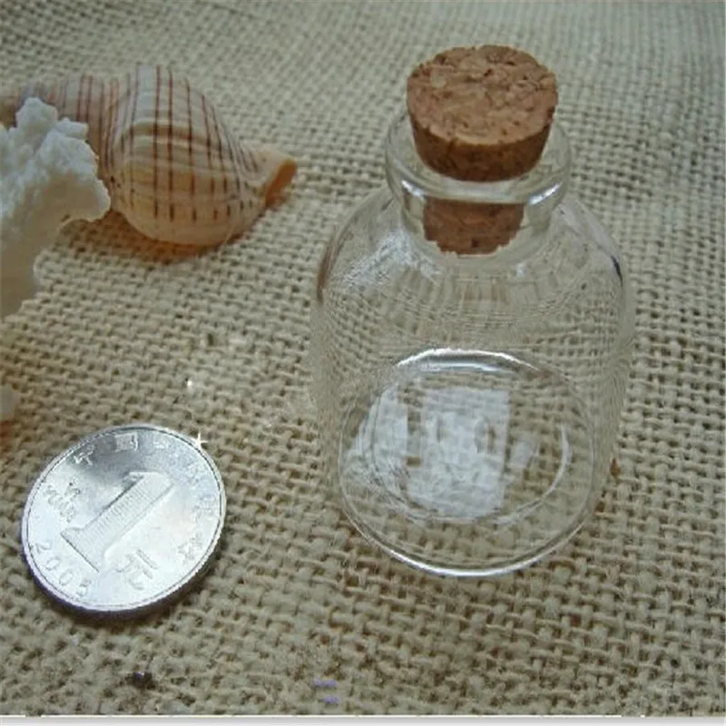 20ml wholesale very cute glass vials Glass Bottles small bottles cork