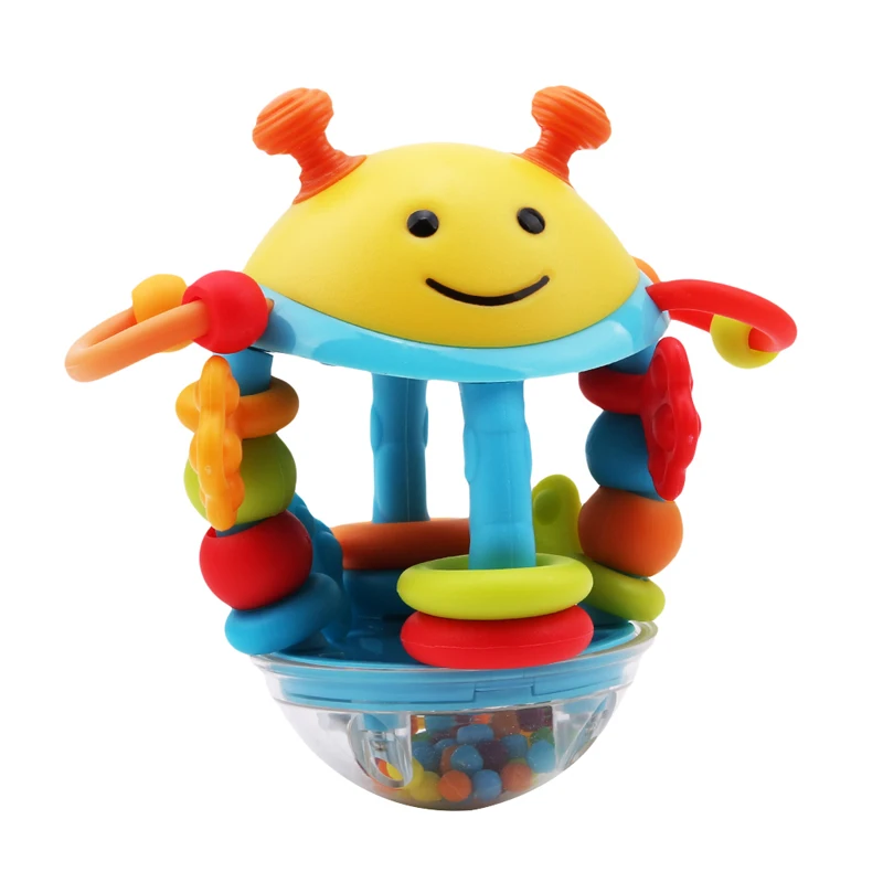 Лидер продаж Сова пчелы Форма детские погремушки мульти-энергия животных Музыкальные колокольчик погремушка мяч игрушки новорожденных