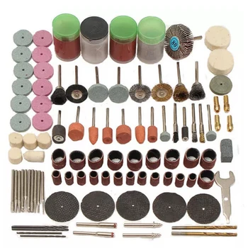 

161 PCS Mini Drill Kit Hand Tool Set Electric Sanding Cut Grinding Polish Accessory Bit Rotary Tool Carving Machine Accessory