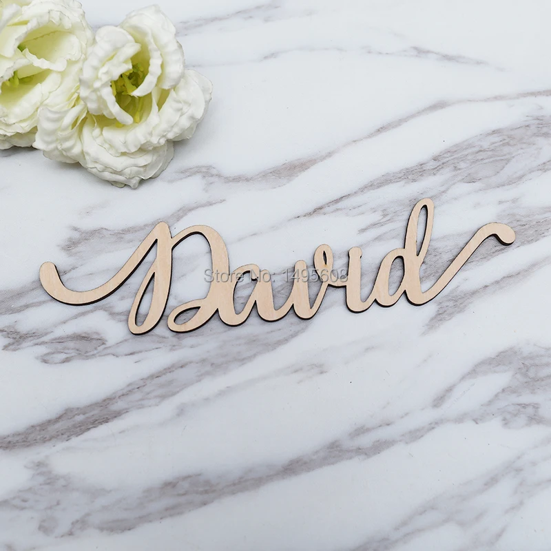  Custom Name Place Setting Laser Cut Names Custom Place Settings Custom Table Settings Wood Plate Na