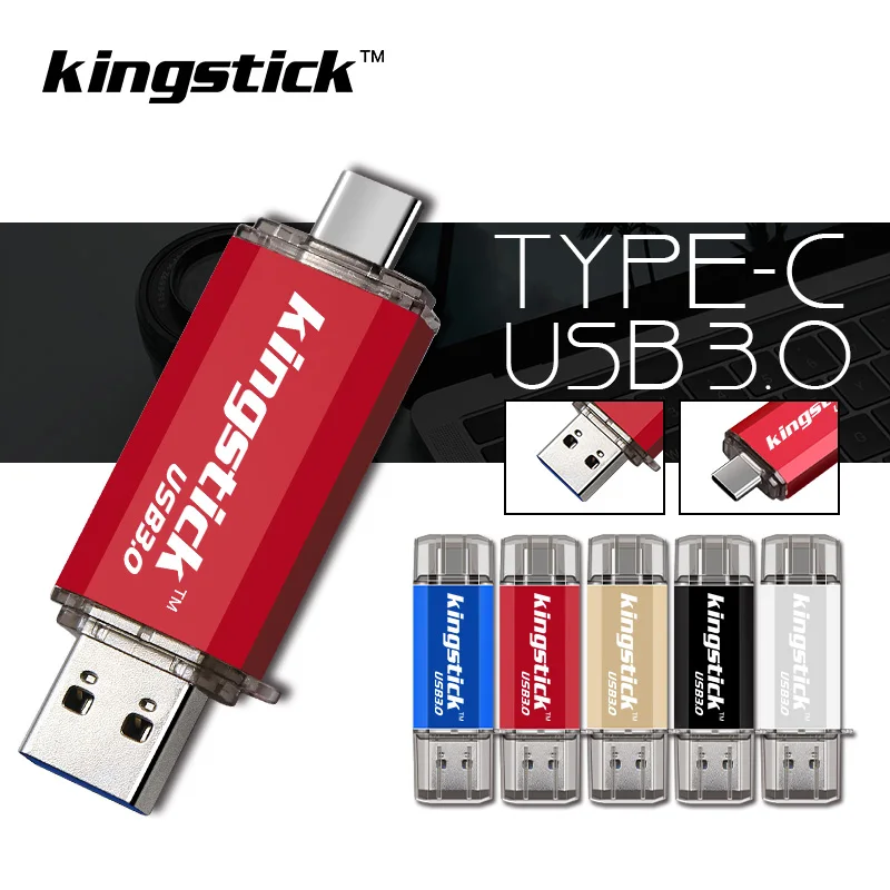 

Newest USB 3.0 Type-C usb flash drive 128gb 64gb 32gb 16gb Pen Drive Metal Custom USB Stick for Type C Device Pendrive U Disk