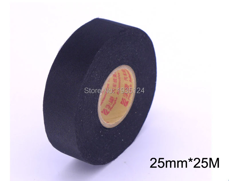 25mm*25M Universal Flannel fabric Cloth Tape automotive wiring harness
