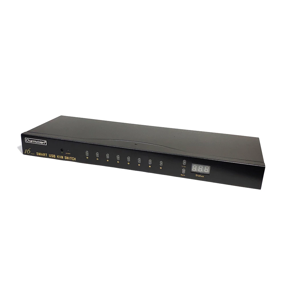 16 шт. KVM коммутатор с USB портами 4 порта 2 0|usb kvm switcher|kvm switcherusb |