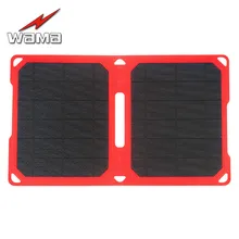 1x Wama Foldable Camouflage Charger 10W Solar Panels for Power Bank Dual-USB Output Outdoors IPX5 Waterproof