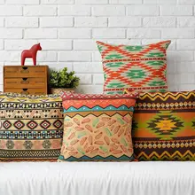 Скандинавская сельская богемная Подушка, современная абстрактная Подушка, льняная наволочка, домашние декоративные диванные подушки