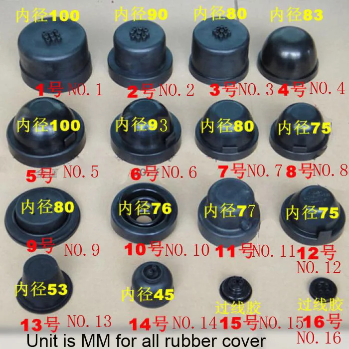 

DLAND, CHA HEADLIGHT REAR RUBBER DUST WATER FREE COVER CAP,100/ 93/90/ 80/83/77/76/75M/70M/53/45MM(INNER DIAMETER)