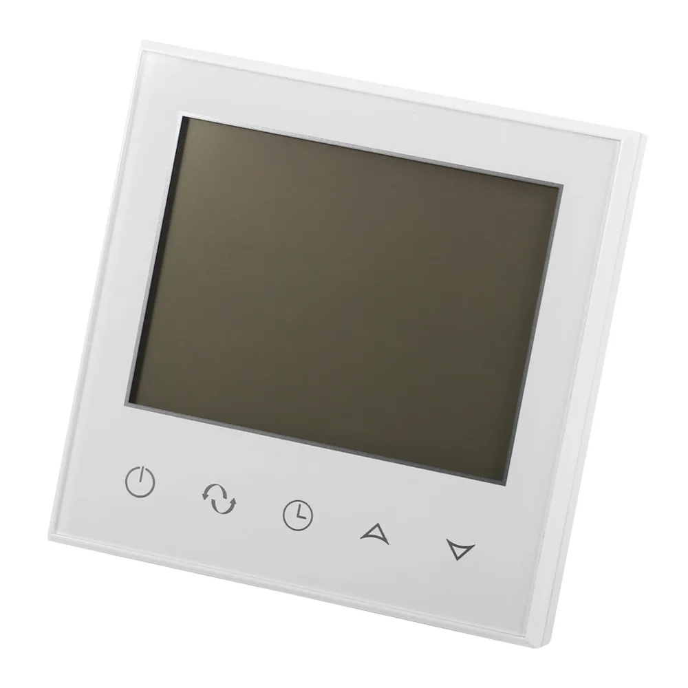 

White Temperature Controller Hot Sale Digital Touch Screen LCD Programmable Thermostat Intelligent Home Use