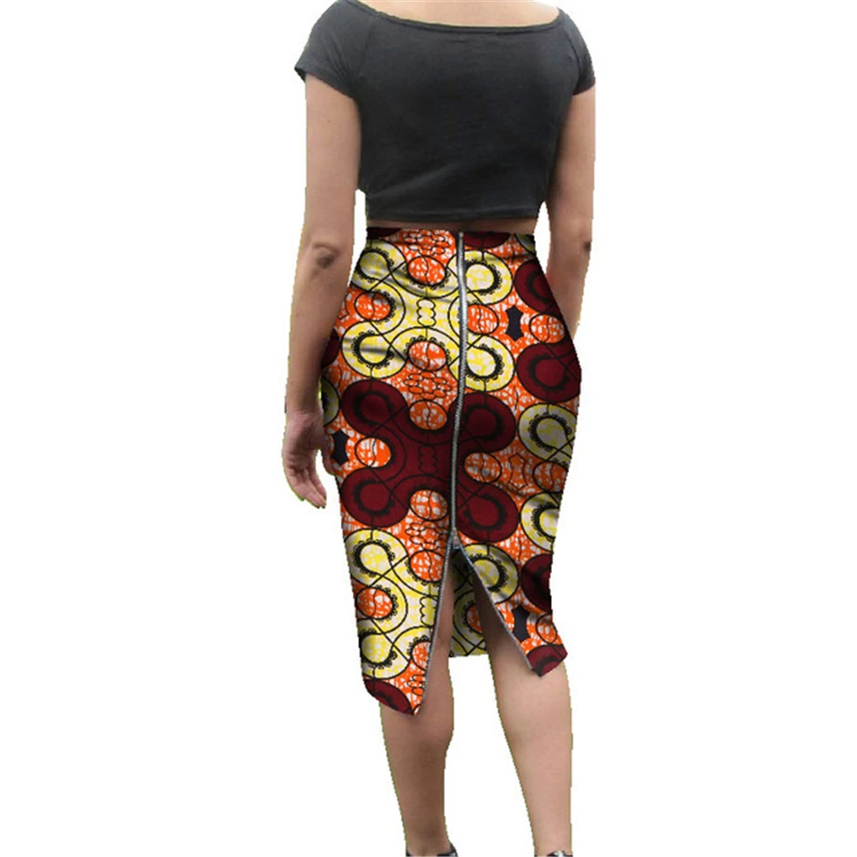 19 видов цветов традиционная африканская юбка с принтом для женщин платье-футляр хлопок Дашики богатый Базен Новая африканская одежда M-6XL