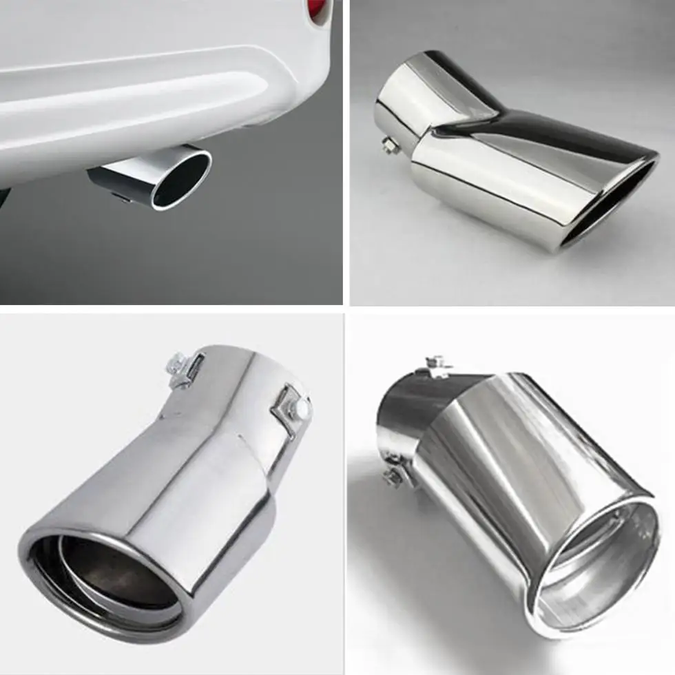 Universal Car Vehicle Car Exhaust Muffler Stainless Steel Tail Pipe