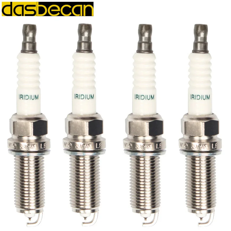 

Dasbecan 4 Pcs Iridium Spark Plug FK16R-A8 9091901265 For Toyota prius