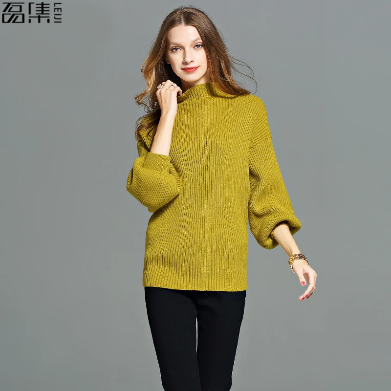 Sweater Women Bat shirt 2017 Autumn plus size Long Sleeve