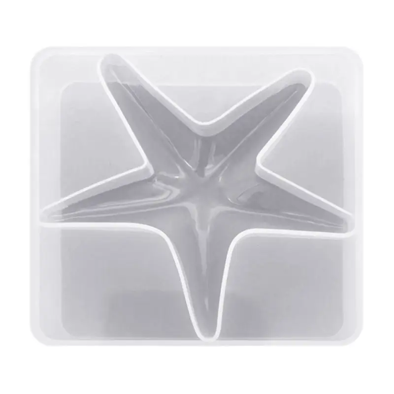 

Silicone Mold Starfish Shell DIY Jewelry Making Craft Tool Epoxy Resin Pendant Mirror Decoration Cake Bakery Fondant W2952001