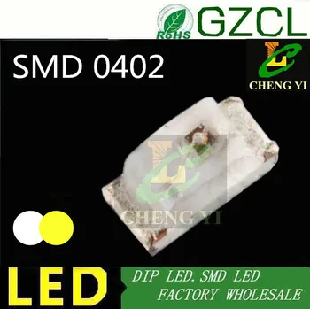 

Warm white 0402 SMD chip led 1.0*0.5*0.4mm surface mounted LED diode 2800-3000K