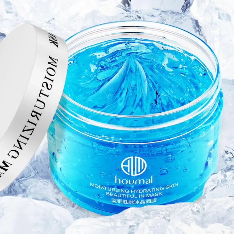 

Mask for the Face Skin Care Blue Copper Peptide Hydration Face Mask Ice Crystals Shrink Pores Moisturizing