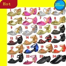 Кроссовки Спортивная обувь танцевальная обувь детская обувь для латинских танцев Gilr Salsa тренировочные игры выберу обувь для мальчиков из искусственной кожи и атласа Нескользящая популярная обувь