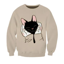 Cute Sweatshirts Women Couple Hoodie Female Ulzzang Clothing Style Streetwear Sweatshirt Teens Spring Tops Family Girls Clothing