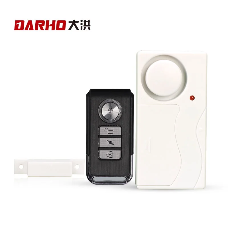 Darho Home Security Door Window Siren Magnetic Sensor Alarm Warning System Wireless Remote Control Door Detector Burglar Alarm