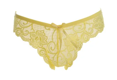 Solid Sexy Lace Lingerie Pajamas Women Underwear Panties Solid G-String Panty Lace Briefs Pattern Plus Size Soft Solid Beauty
